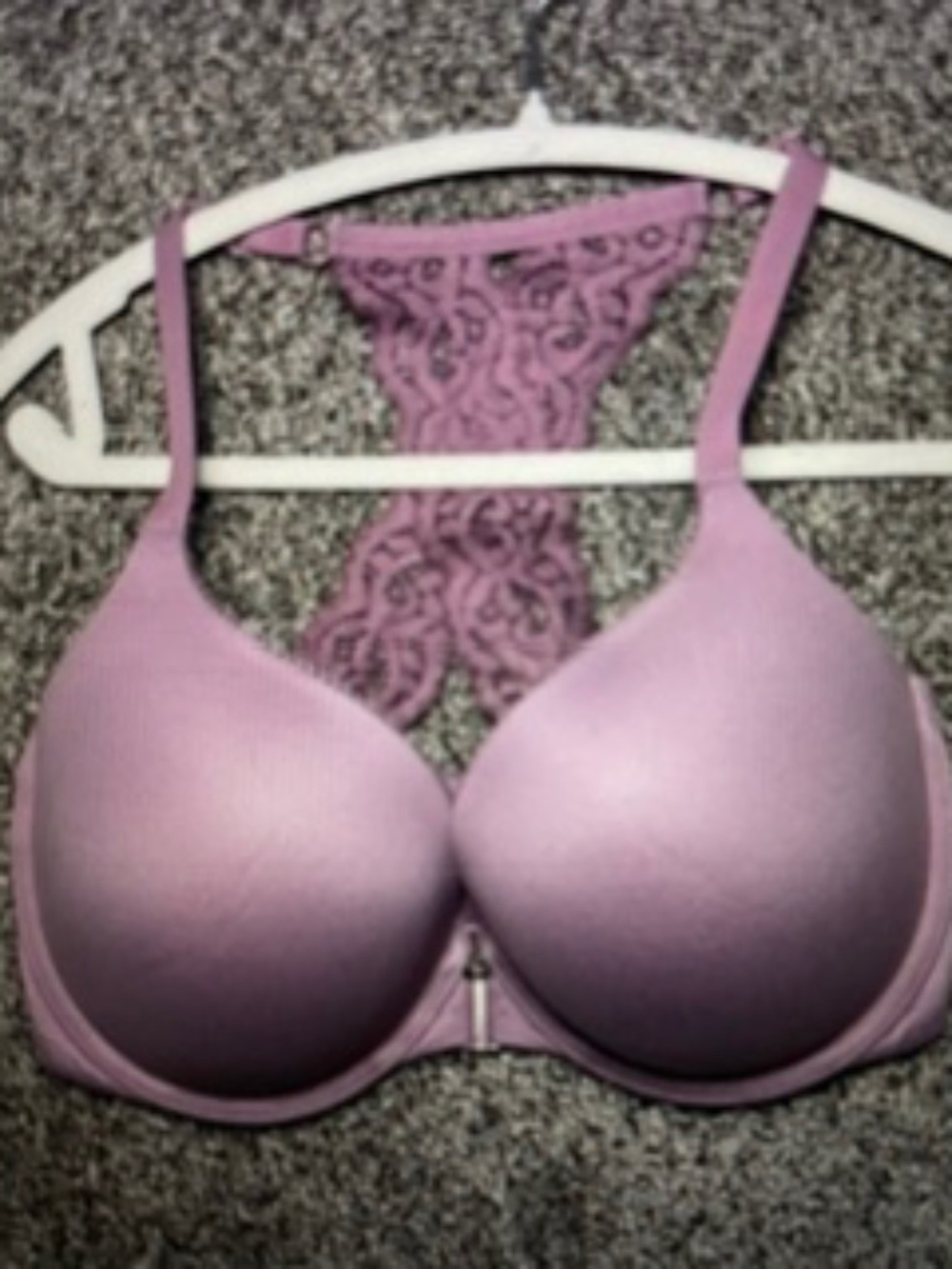 NWT Victoria Secret Racback Lace Bra 34DDD
